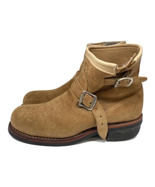 CHIPPEWA（チペワ）CHIPPEWA (チペワ) スウェードショートエンジニアブーツ ベージュ サイズ:8.5の古着・服飾アイテム