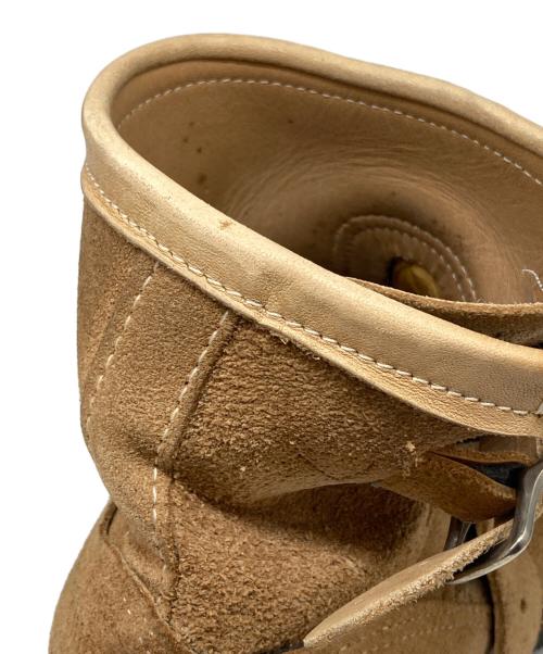 CHIPPEWA（チペワ）CHIPPEWA (チペワ) スウェードショートエンジニアブーツ ベージュ サイズ:8.5の古着・服飾アイテム