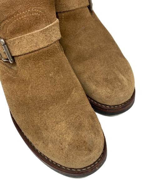 CHIPPEWA（チペワ）CHIPPEWA (チペワ) スウェードショートエンジニアブーツ ベージュ サイズ:8.5の古着・服飾アイテム