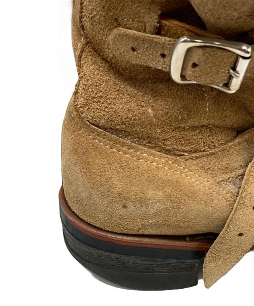 CHIPPEWA（チペワ）CHIPPEWA (チペワ) スウェードショートエンジニアブーツ ベージュ サイズ:8.5の古着・服飾アイテム