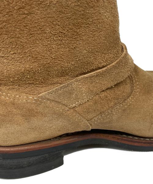 CHIPPEWA（チペワ）CHIPPEWA (チペワ) スウェードショートエンジニアブーツ ベージュ サイズ:8.5の古着・服飾アイテム