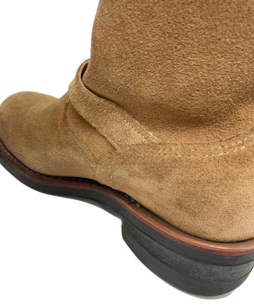 CHIPPEWA（チペワ）CHIPPEWA (チペワ) スウェードショートエンジニアブーツ ベージュ サイズ:8.5の古着・服飾アイテム