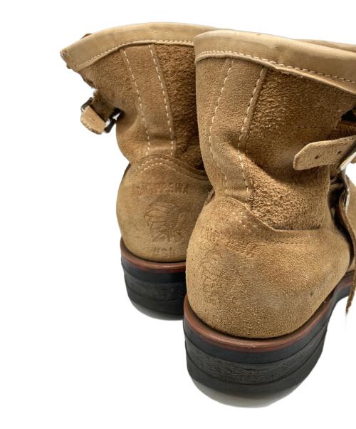 CHIPPEWA（チペワ）CHIPPEWA (チペワ) スウェードショートエンジニアブーツ ベージュ サイズ:8.5の古着・服飾アイテム