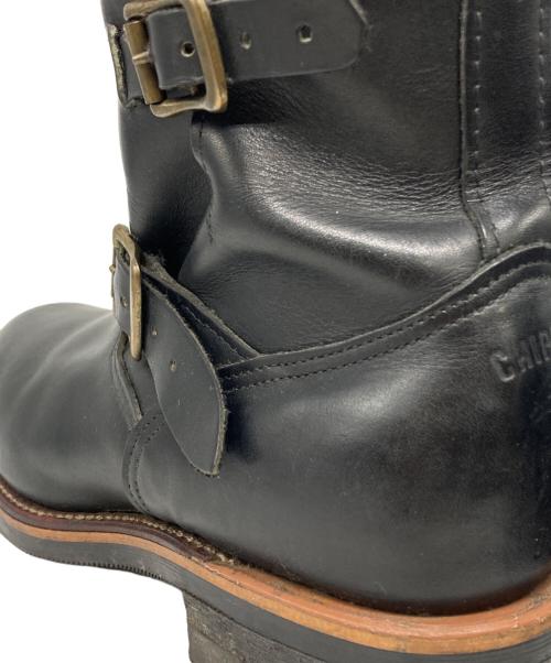 CHIPPEWA（チペワ）CHIPPEWA (チペワ) ショートエンジニアブーツ ブラック サイズ:下記参照の古着・服飾アイテム