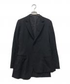 yohji yamamoto+noirヨウジヤマモトプリュスノアール）の古着「アシンメトリー2Bドジャケット」｜ブラック