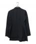 yohji yamamoto+Noir (ヨウジヤマモトプリュスノアール) アシンメトリー2Bドジャケット ブラック サイズ:1：25000円
