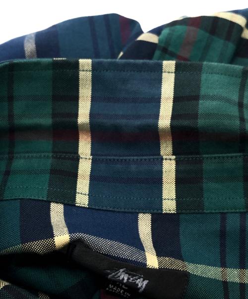 stussy（ステューシー）stussy (ステューシー) チェックシャツ グリーン サイズ:SIZE XLの古着・服飾アイテム