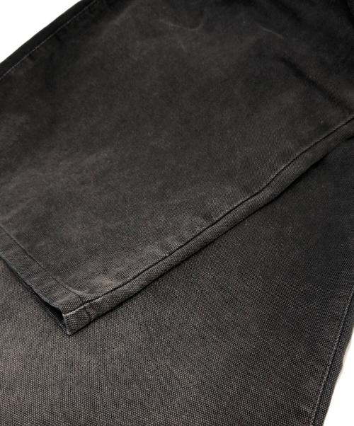 stussy（ステューシー）stussy (ステューシー) Washed Canvas Big Ol Jeans ブラック サイズ:34の古着・服飾アイテム