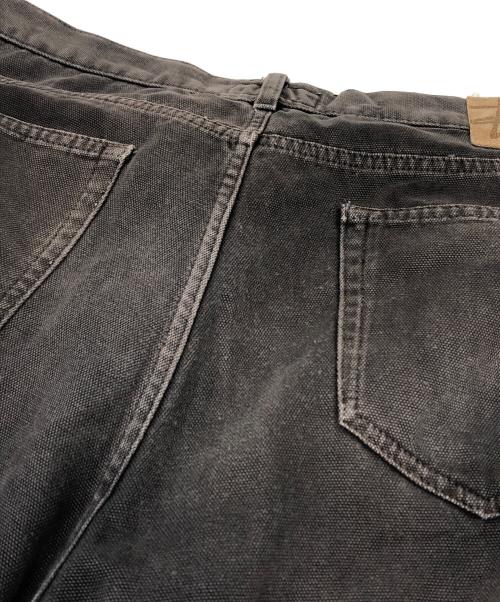 stussy（ステューシー）stussy (ステューシー) Washed Canvas Big Ol Jeans ブラック サイズ:34の古着・服飾アイテム
