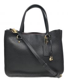COACH（コーチ）の古着「タイラー キャリーオール 28」｜ブラック