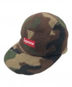 SUPREMEシュプリーム）の古着「Facemask Polartec Camp Cap」｜グリーン