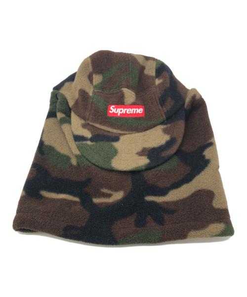 SUPREME（シュプリーム）SUPREME (シュプリーム) Facemask Polartec Camp Cap グリーン サイズ:下記参照の古着・服飾アイテム