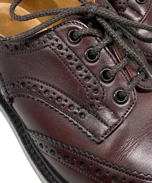 Tricker's（トリッカーズ）Tricker's (トリッカーズ) BOURTON ウイングチップシューズ バーガンディー サイズ:8 1/2の古着・服飾アイテム