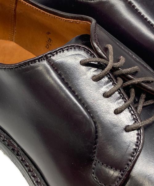 Alden（オールデン）Alden (オールデン) コードバンプレーントゥシューズ ダークバーガンディー サイズ:8Dバリーラストの古着・服飾アイテム