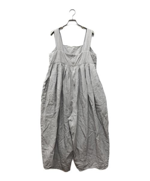 ROBE de PERU（ローブデポー）ROBE de PERU (ローブデポー) リネンサロペット グレー サイズ:FREEの古着・服飾アイテム
