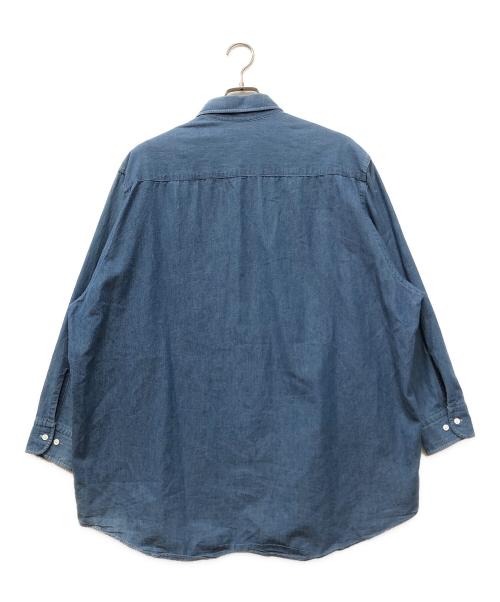 HERILLL（ヘリル）HERILLL (ヘリル) Cottoncashmere Workshirts インディゴ サイズ:2の古着・服飾アイテム