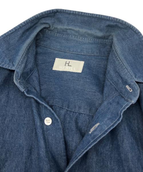 HERILLL（ヘリル）HERILLL (ヘリル) Cottoncashmere Workshirts インディゴ サイズ:2の古着・服飾アイテム