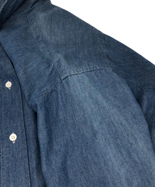 HERILLL（ヘリル）HERILLL (ヘリル) Cottoncashmere Workshirts インディゴ サイズ:2の古着・服飾アイテム