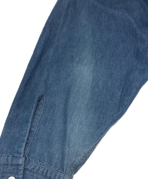 HERILLL（ヘリル）HERILLL (ヘリル) Cottoncashmere Workshirts インディゴ サイズ:2の古着・服飾アイテム