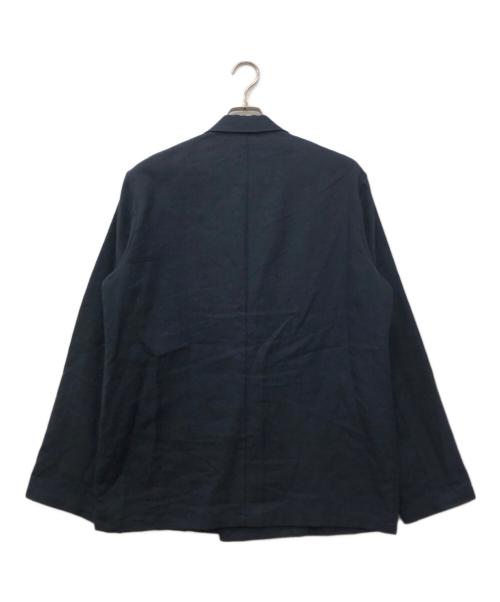 HERILL（ヘリル）HERILL (ヘリル) コットンリネンダブルジャケット ネイビー サイズ:3の古着・服飾アイテム