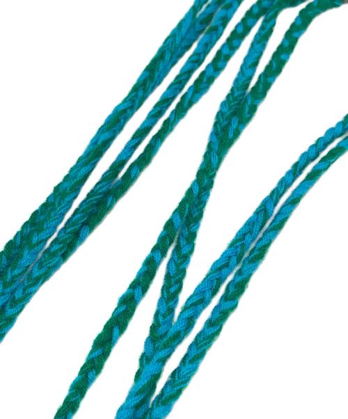 MARNI（マルニ）MARNI (マルニ) MARKET HAMMOCK クロシェ クロスボディバッグ ブルー サイズ:下記参照の古着・服飾アイテム