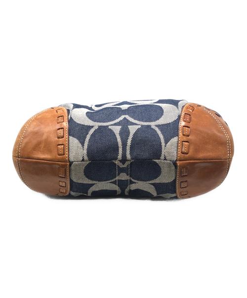 COACH（コーチ）COACH (コーチ) シグネチャーデニムホーボー ワンショルダーバッグ ネイビー サイズ:下記参照の古着・服飾アイテム