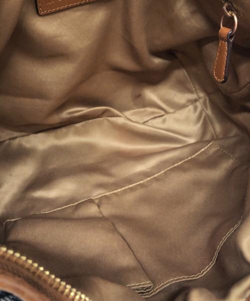 COACH（コーチ）COACH (コーチ) シグネチャーデニムホーボー ワンショルダーバッグ ネイビー サイズ:下記参照の古着・服飾アイテム