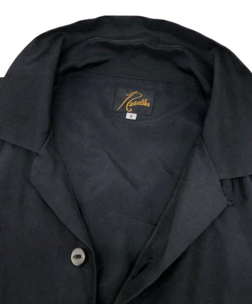 Needles（ニードルズ）Needles (ニードルズ) サイドラインオープンカラーシャツ ネイビー サイズ:Sの古着・服飾アイテム