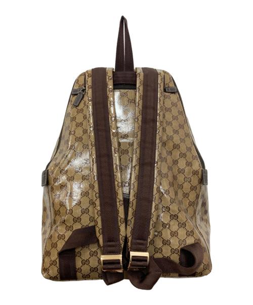 GUCCI（グッチ）GUCCI (グッチ) GGクリスタルバックパック ベージュ サイズ:下記参照の古着・服飾アイテム