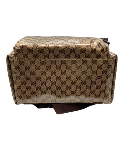 GUCCI（グッチ）GUCCI (グッチ) GGクリスタルバックパック ベージュ サイズ:下記参照の古着・服飾アイテム
