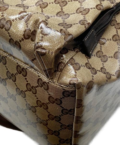 GUCCI（グッチ）GUCCI (グッチ) GGクリスタルバックパック ベージュ サイズ:下記参照の古着・服飾アイテム
