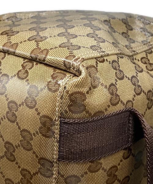 GUCCI（グッチ）GUCCI (グッチ) GGクリスタルバックパック ベージュ サイズ:下記参照の古着・服飾アイテム