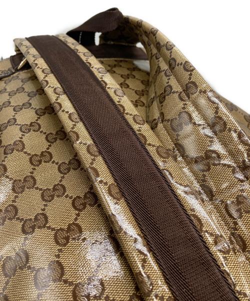 GUCCI（グッチ）GUCCI (グッチ) GGクリスタルバックパック ベージュ サイズ:下記参照の古着・服飾アイテム