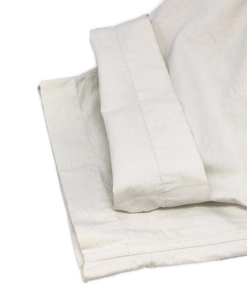 MHL（マーガレットハウエル）MHL (エムエイチエル) LIGHTWEIGHT COTTON NYLON TWILL イージーワイドパンツ アイボリー サイズ:Ⅰの古着・服飾アイテム