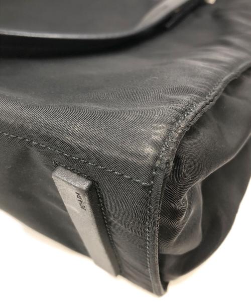 PRADA（プラダ）PRADA (プラダ) 三角ロゴナイロントートバッグ ブラック サイズ:下記参照の古着・服飾アイテム