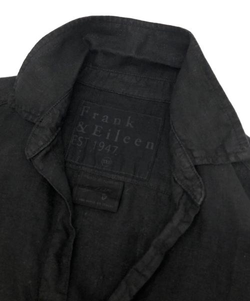 Frank&Eileen（フランクアンドアイリーン）Frank&Eileen (フランクアンドアイリーン) EILEEN リネンスキッパーシャツ ブラック サイズ:XXSの古着・服飾アイテム