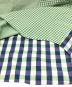 中古・古着 COMME des GARCONS SHIRT (コムデギャルソンシャツ) 切替S/Sチェックシャツ グリーン×オレンジ サイズ:S：10000円