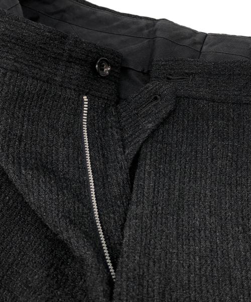 COMME des GARCONS HOMME（コムデギャルソン オム）COMME des GARCONS HOMME (コムデギャルソン オム) ジャガードスリムパンツ ブラック サイズ:Mの古着・服飾アイテム