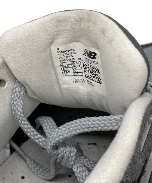 NEW BALANCE（ニューバランス）NEW BALANCE (ニューバランス) M2002RFB グレー サイズ:27cmの古着・服飾アイテム