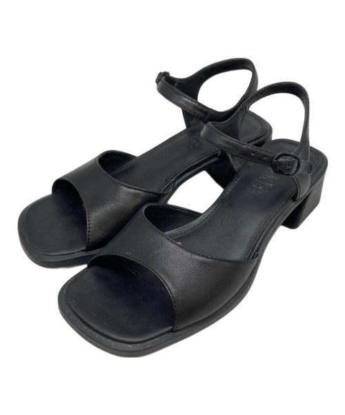 CAMPER（カンペール）CAMPER (カンペール) Kora Sandal レザーサンダル ブラック サイズ:36の古着・服飾アイテム