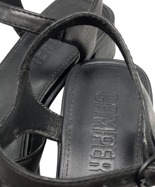 CAMPER（カンペール）CAMPER (カンペール) Kora Sandal レザーサンダル ブラック サイズ:36の古着・服飾アイテム
