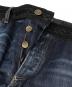 中古・古着 DOLCE & GABBANA (ドルチェ＆ガッバーナ) クラッシュ加工サイドラインデニムパンツ ブルー サイズ:50：15000円