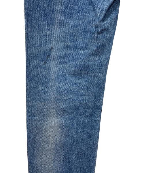 DOLCE & GABBANA（ドルチェ＆ガッバーナ）DOLCE & GABBANA (ドルチェ＆ガッバーナ) ロゴプレートデニムパンツ ブルー サイズ:52の古着・服飾アイテム