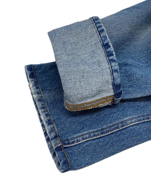 DOLCE & GABBANA（ドルチェ＆ガッバーナ）DOLCE & GABBANA (ドルチェ＆ガッバーナ) ロゴプレートデニムパンツ ブルー サイズ:52の古着・服飾アイテム