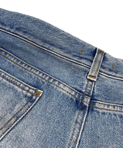 DOLCE & GABBANA（ドルチェ＆ガッバーナ）DOLCE & GABBANA (ドルチェ＆ガッバーナ) ロゴプレートデニムパンツ ブルー サイズ:52の古着・服飾アイテム