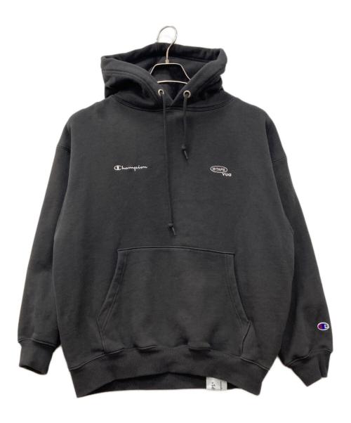 WTAPS（ダブルタップス）WTAPS (ダブルタップス) Champion (チャンピオン) Academy Hooded プルオーバーパーカー ブラック サイズ:Sの古着・服飾アイテム