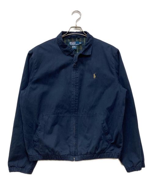 POLO RALPH LAUREN（ポロ・ラルフローレン）POLO RALPH LAUREN (ポロ・ラルフローレン) チェックライニングスイングトップ ネイビー サイズ:Lの古着・服飾アイテム