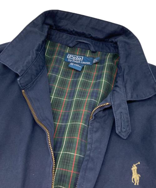 POLO RALPH LAUREN（ポロ・ラルフローレン）POLO RALPH LAUREN (ポロ・ラルフローレン) チェックライニングスイングトップ ネイビー サイズ:Lの古着・服飾アイテム