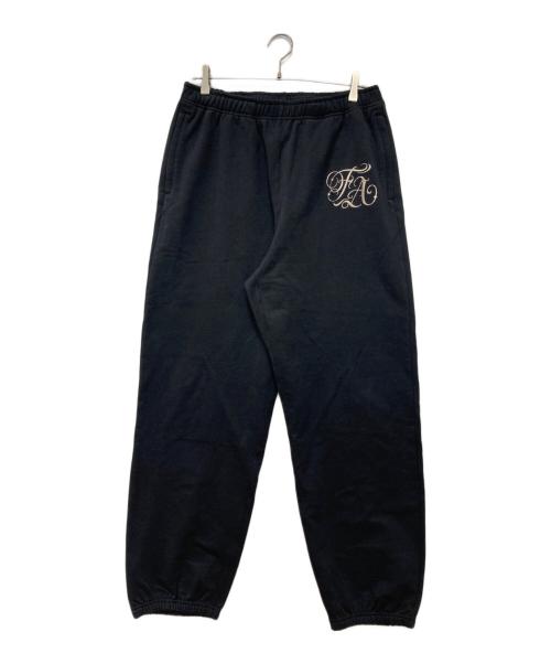 BEAMS（ビームス）BEAMS (ビームス) FUTURE ARCHIVE / EMBLEM LOGO SWEAT PANTS ブラック サイズ:Mの古着・服飾アイテム