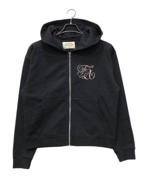 BEAMS（ビームス）BEAMS (ビームス) FUTURE ARCHIVE / EMBLEM ZIP HOODIE ブラック サイズ:Mの古着・服飾アイテム